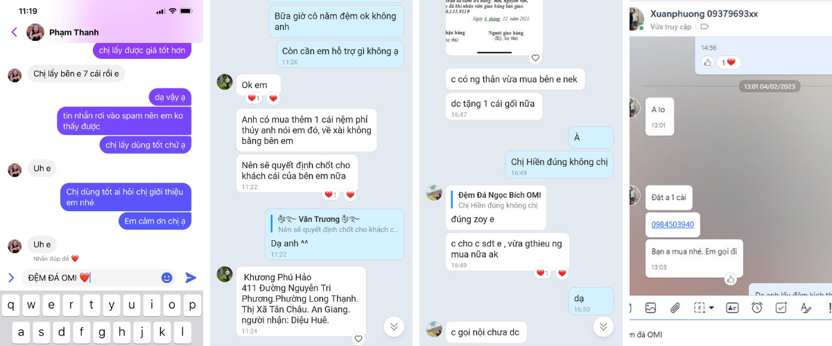 Feedback thảm đá nóng OMI - 100% khách hàng hài lòng