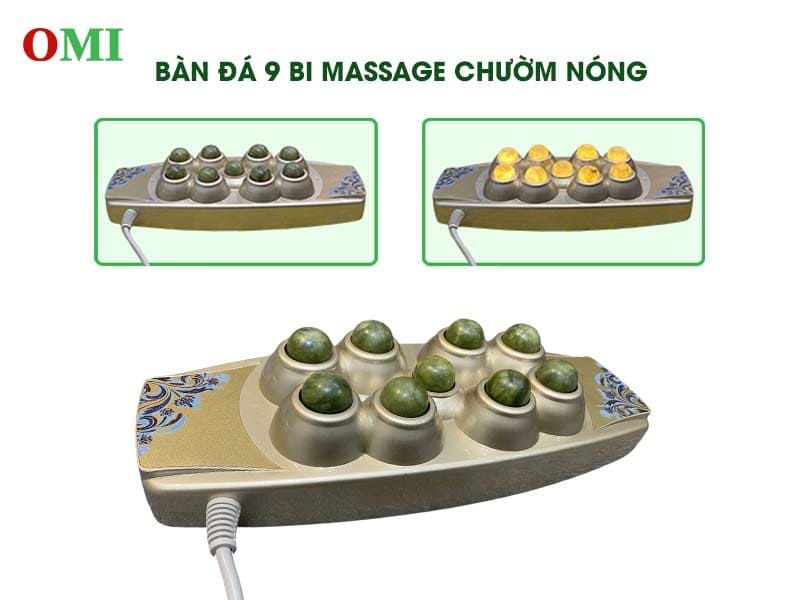 Bộ Điều Khiển Thảm Đá Nóng Có Massage Xung Điện Trị Liệu